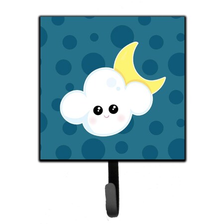 Carolines Treasures Weather Cloudy Moon Face Leash or Key Holder BB7154SH4